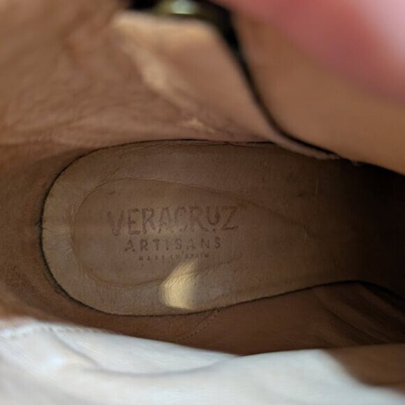 Veracruz Purple Pointed Toe Heel Ankle Boots Size 41 - Picture 2 of 10